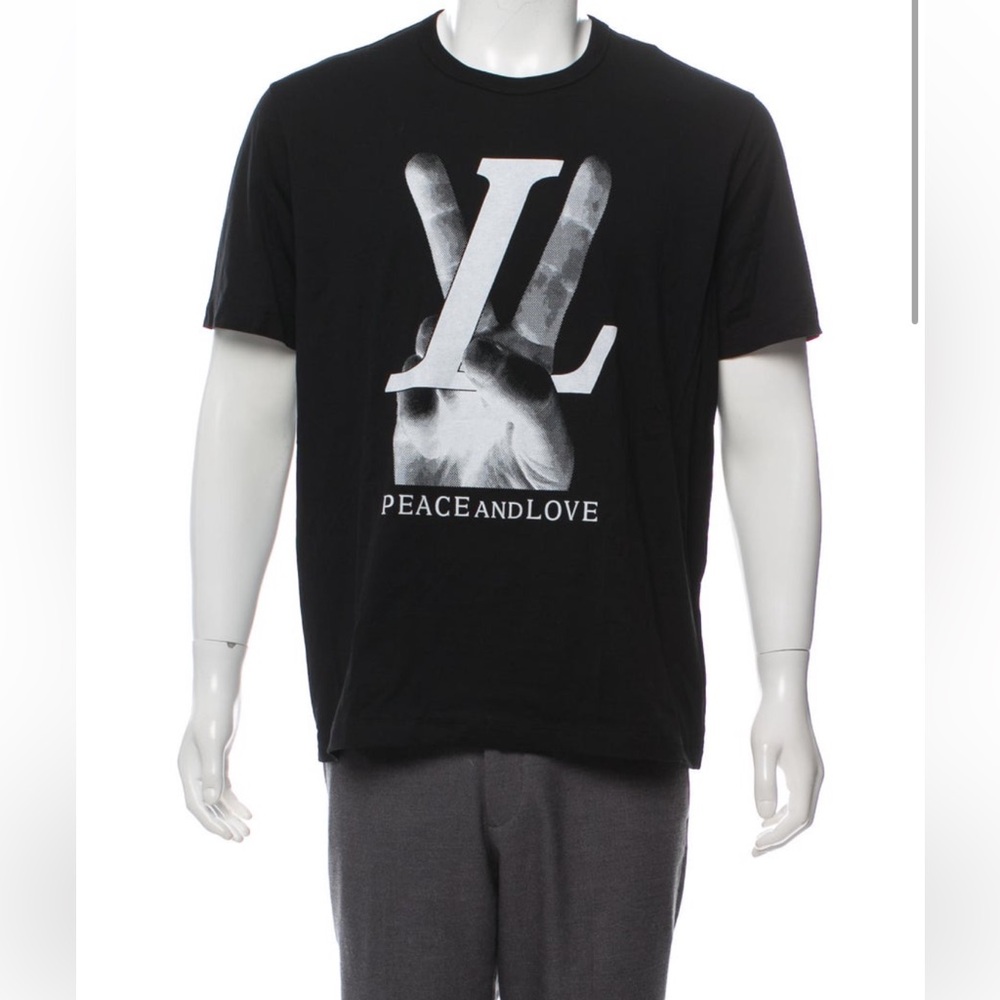 Louis Vuitton Black Short Sleeve Tee Men